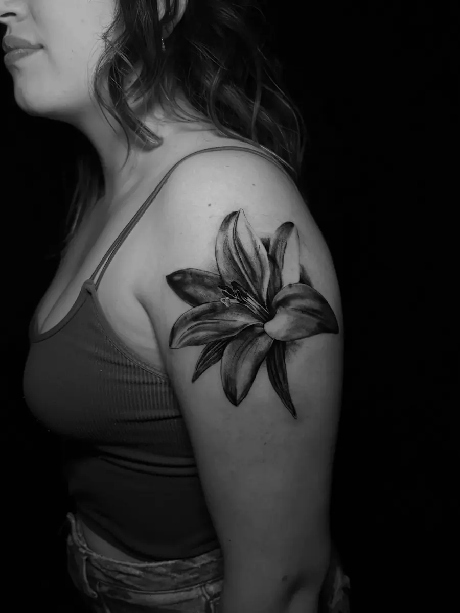 Illustrative tattoo by Eunny — hand-drawn styling with layered shading